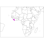 日本語でリベリア／モンロビア　Liberia / Monrovia in Japanese