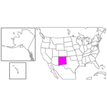 日本語でニューメキシコ州　State of New Mexico in Japanese