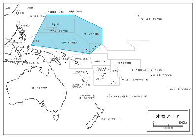 オセアニア 国と首都の日本語 英語 Countries Of Oceania In Japanese English