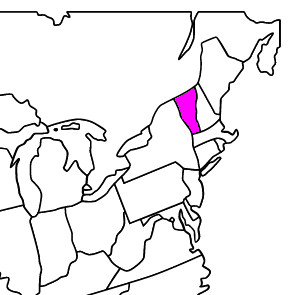 日本語でバーモント州　State of Vermont in Japanese